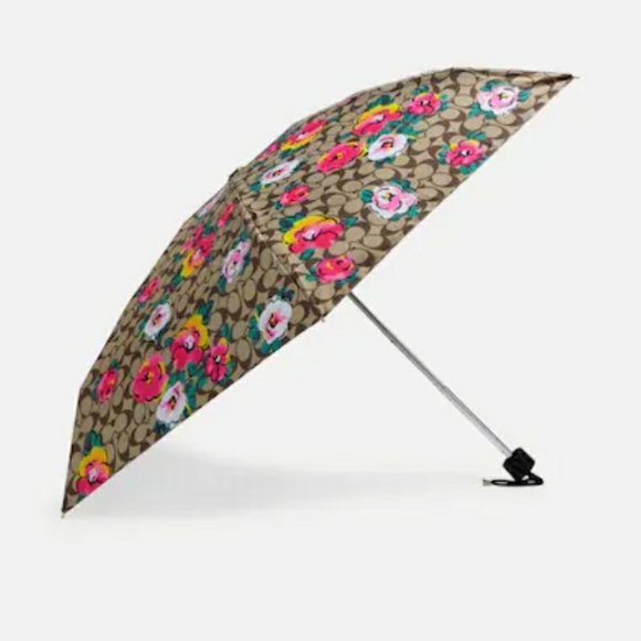 SET-NWT Coach Signature Canvas w/ Vintage Rose Print BUNDLE-Tote & 3 accessories - Picture 3 of 14